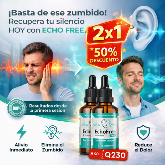 50%OFF 🔥2x1 ECHO FREE👂 Recupera tu audición y elimina el zumbido con ingredientes naturales 🌿