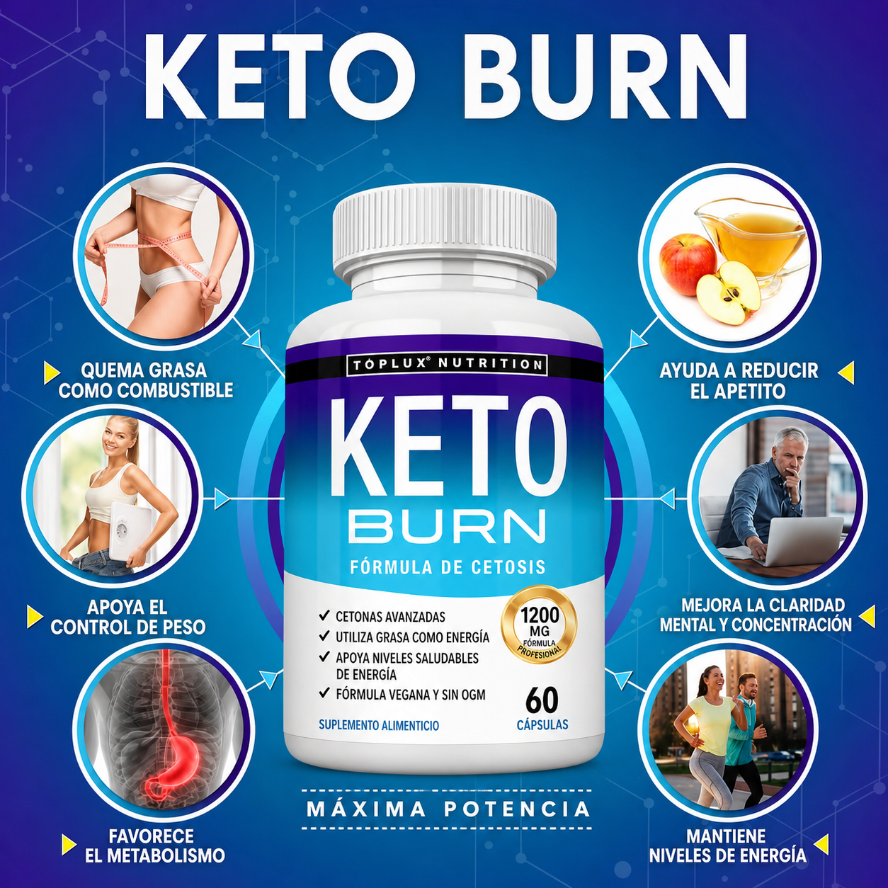 ⚡ 40% DESCUENTO KETO BURN | Pierde peso y activa tu energía desde el primer día!!