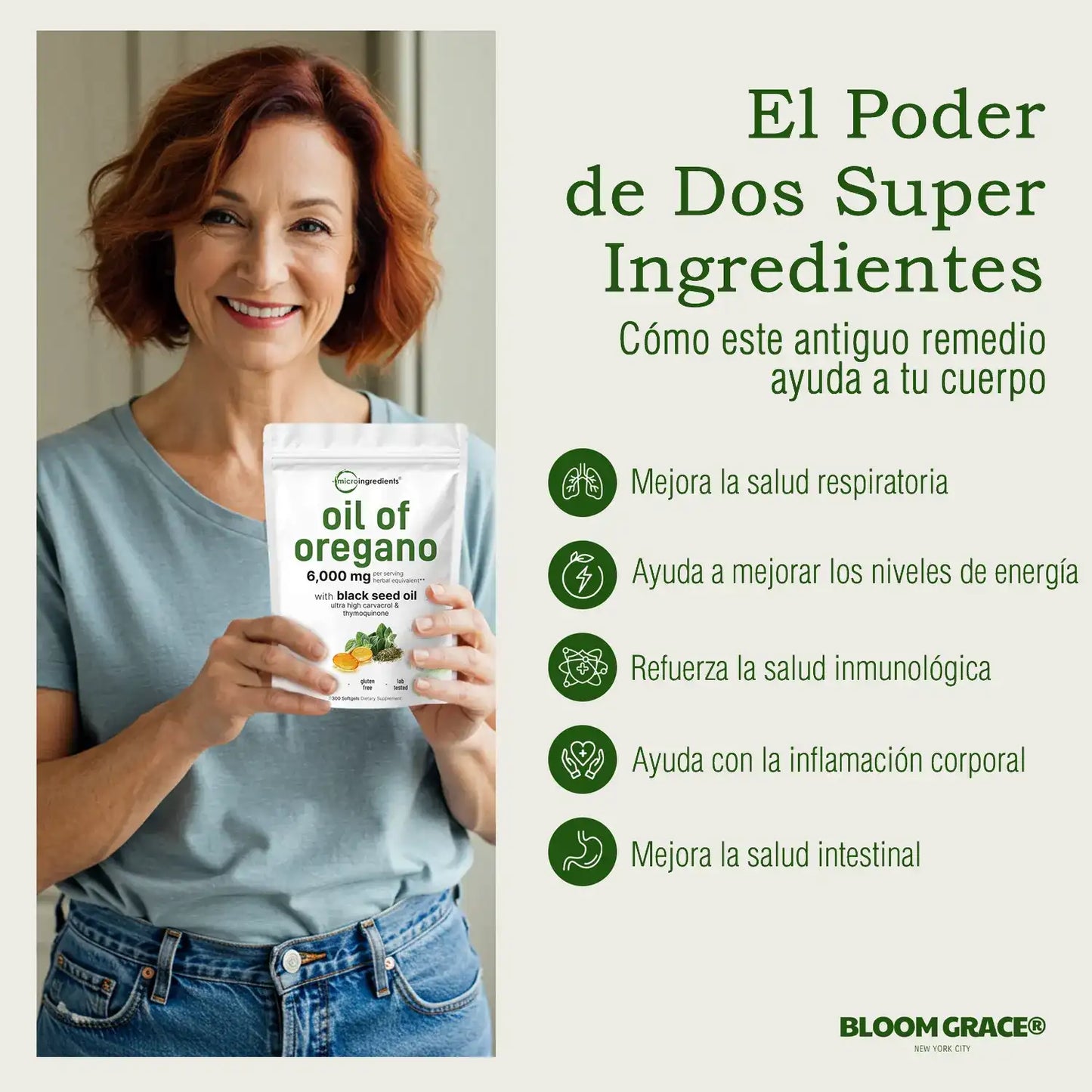 🚨 40% OFF OIL OF OREGANO  ¡Refuerza tus defensas HOY! 🤧 30 Capsulas