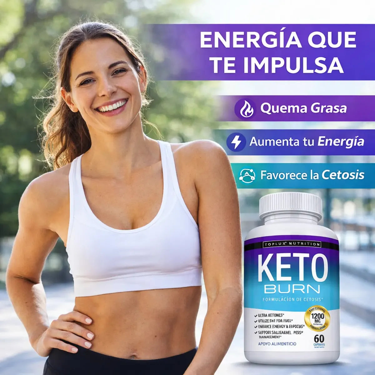 ⚡ 40% DESCUENTO KETO BURN | Pierde peso y activa tu energía desde el primer día!!