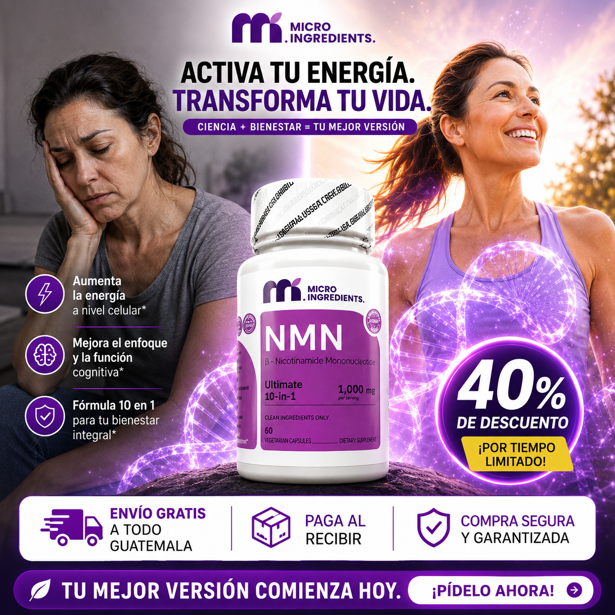💜NMN 40% OFF – MÁS ENERGÍA Y ENFOQUE EN TU DÍA