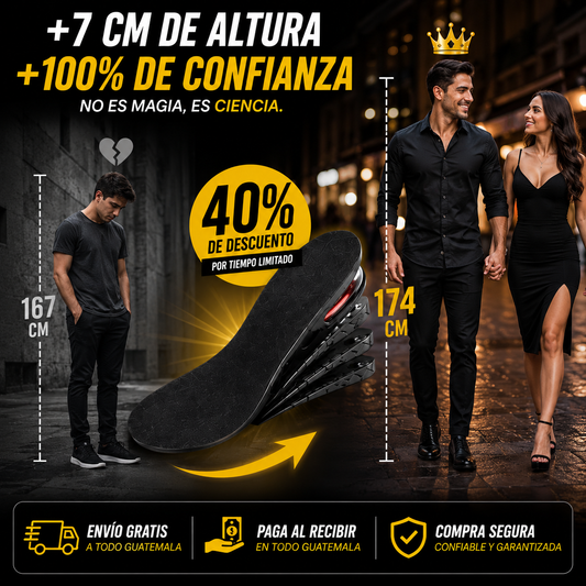 40%OFF💥ALTURA MEN™ MÁS SEGURIDAD Y MÁS ALTURA AL INSTANTE
