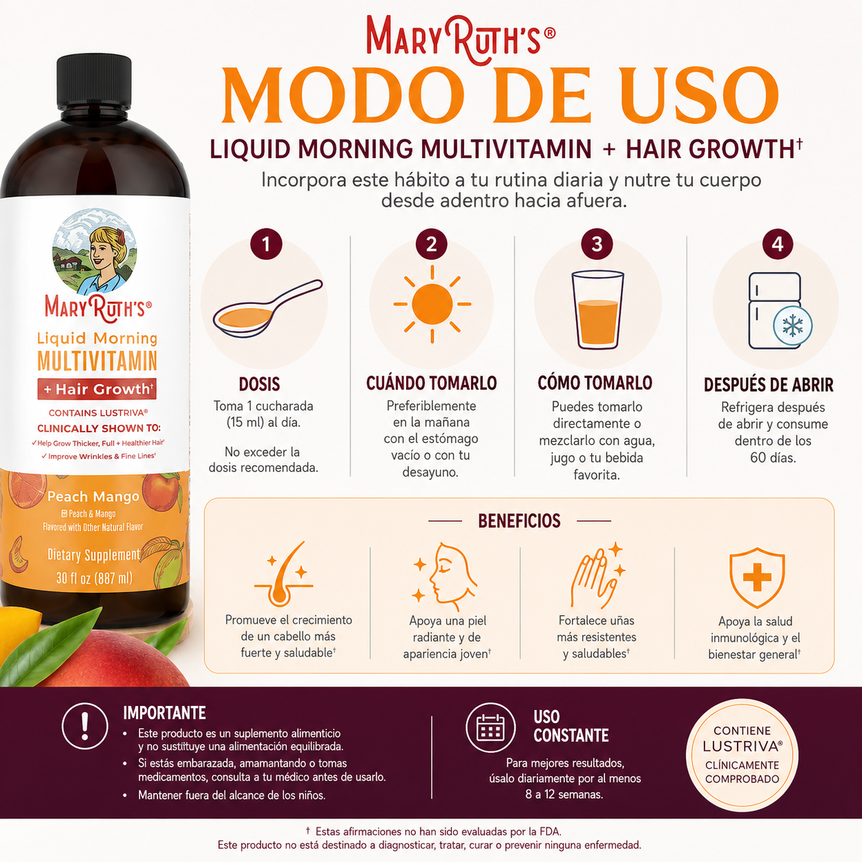 🔥40% OFF🌿TRATAMIENTO CRECIMIENTO TOTAL PARA 2 MESES✨ MÁS FUERZA Y CRECIMIENTO PARA TU CABELLO 💆‍♀️