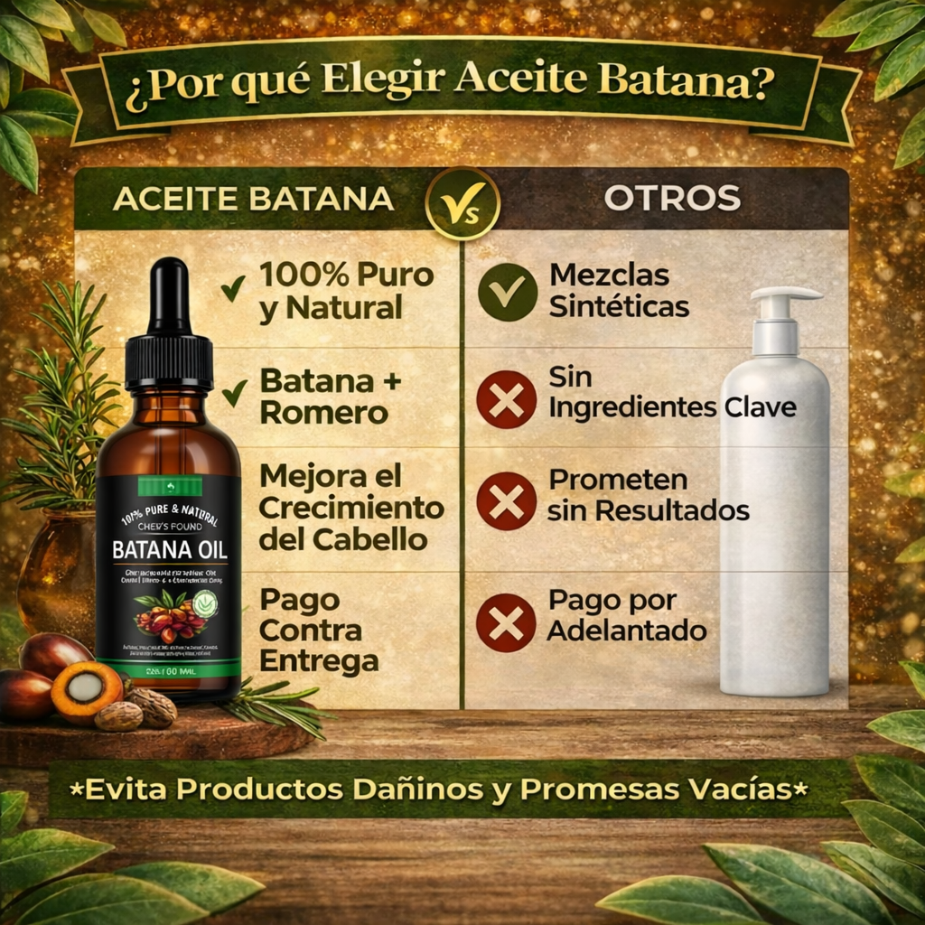 🌿 ACEITE DE BATANA 2x1 — Repara, hidrata y fortalece tu cabello 30ML