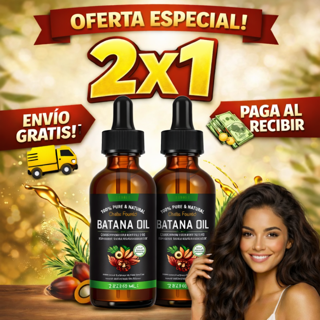 🌿 ACEITE DE BATANA 2x1 — Repara, hidrata y fortalece tu cabello 30ML