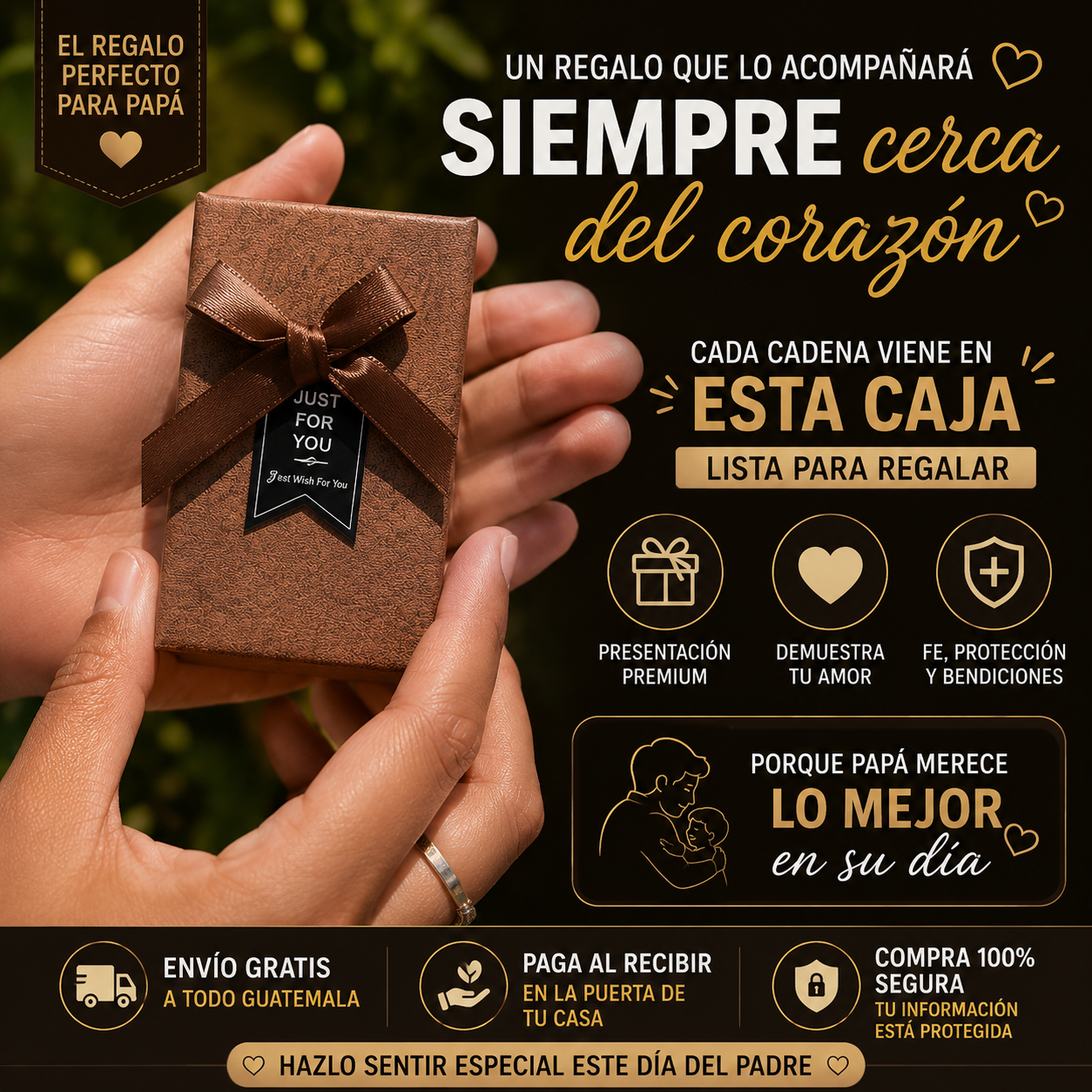 ✝️ CADENA PAPÁ PROTEGIDO™ | 40% OFF — EL DETALLE QUE LLEVARÁ SIEMPRE CERCA DEL CORAZÓN ❤️