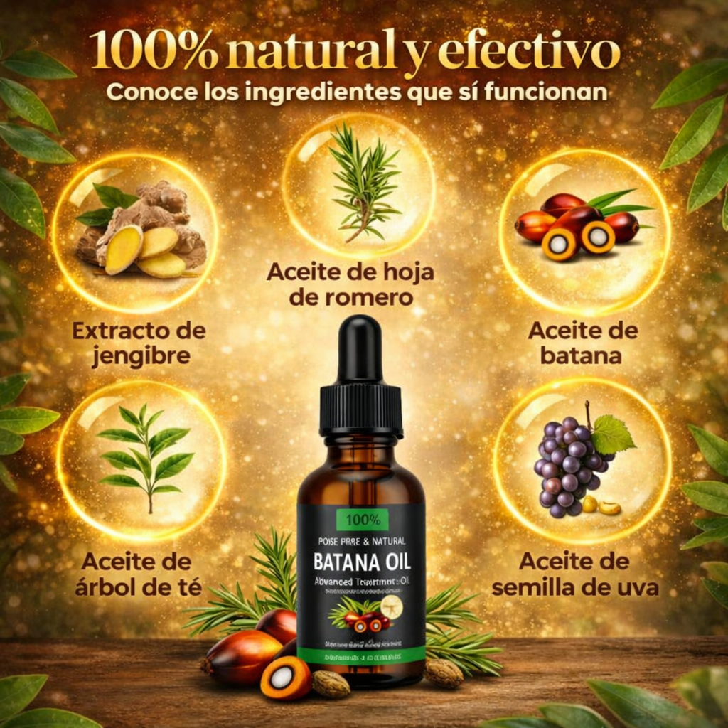 🌿 ACEITE DE BATANA 2x1 — Repara, hidrata y fortalece tu cabello 30ML