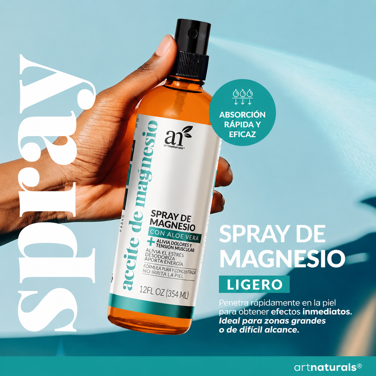 40% OFF✨ SPRAY Y LOCION DE MAGNESIO 💪 MENOS TENSIÓN, MÁS ENERGÍA Y BIENESTAR