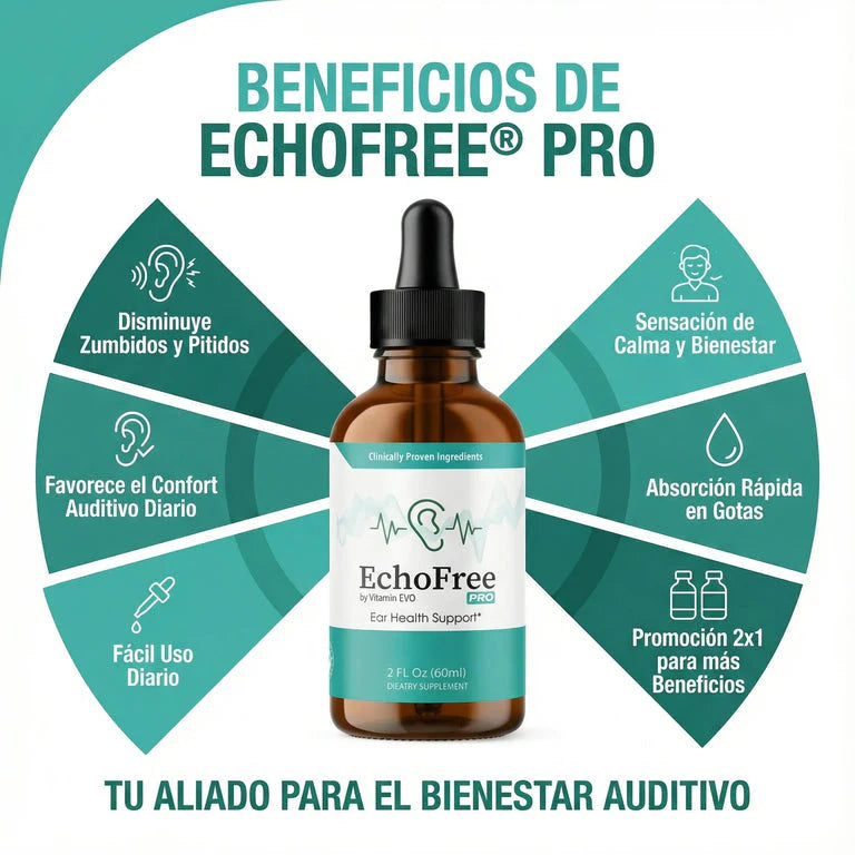 50%OFF 🔥2x1 ECHO FREE👂 Recupera tu audición y elimina el zumbido con ingredientes naturales 🌿