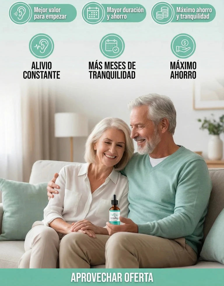 50%OFF 🔥2x1 ECHO FREE👂 Recupera tu audición y elimina el zumbido con ingredientes naturales 🌿