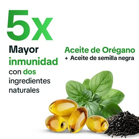 🚨 40% OFF OIL OF OREGANO  ¡Refuerza tus defensas HOY! 🤧 30 Capsulas