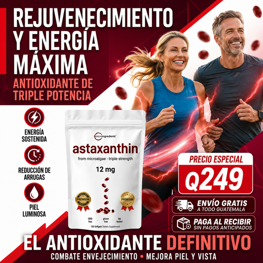 Astaxanthin Soft Gel 30 comprimidos